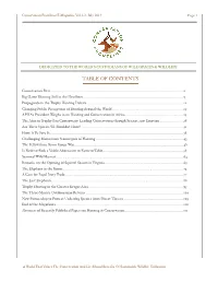 Table of Contents