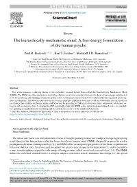 The Hierarchically Mechanistic Mind: a Free-Energy Formulation of the Human Psyche