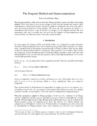 What Implications Does the Diagonal Method Have for Hypercomputation