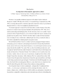 An Objection to the Memetic Approach to Culture (In Robert Aunger Ed