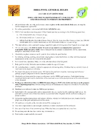 SHHA Pool Rules and HH Agreement Electronic.Pdf