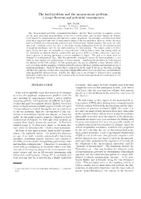 The Hard Problem and the Measurement Problem: a No-Go Theorem and Potential Consequences