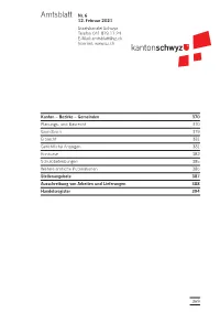 Amtsblatt Nr. 6 Vom 12. Februar 2021
