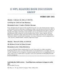 H-Wpl Readers Book Discussion Group