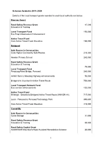 Local Transport Fund 150,000 Bus Stop Infrastructure Enhancement