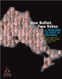 One Ballot, Two Votes