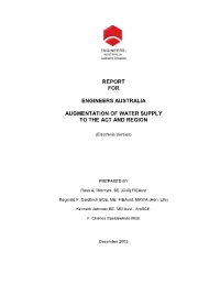 Report for Engineers Australia Augmentation Of