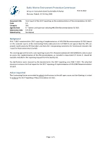 6-1 Final Report of the 2017 Reporting on The