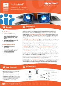 Functional HCL Notes Email Archiving Solution