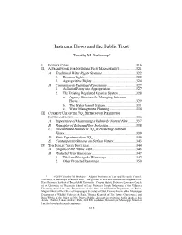 Instream Flows and the Public Trust