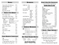 160218 Bodacious Bagel Menu