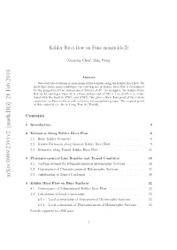Kähler Ricci Flow on Fano Manfiolds(I)