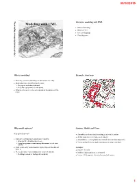 Lecture for Chapter 2, Modeling With
