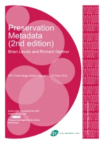 Preservation Metadata (2Nd Edition)