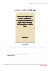 Read Doc # American Funk Musical Groups