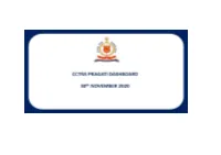 CCTNS Pragati Dashboard As on 30.11.2020