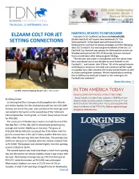 Elzaam Colt for Jet Setting Connections