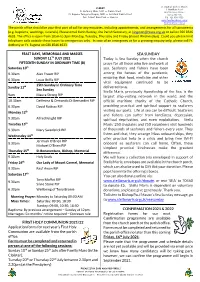 FIRST HOLY COMMUNION 2021/22 Application Forms for Next Year's