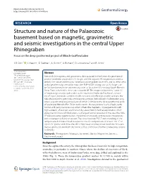 Structure and Nature of the Palaeozoic Basement Based on Magnetic