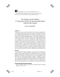 The Taiping and the Aladura: a Comparative Study of Charismatically Based Christian Movements