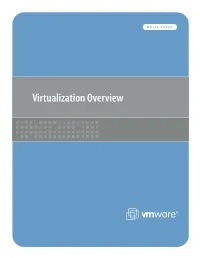 Virtualizationoverview