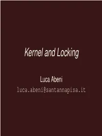 Kernel and Locking
