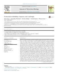 Primordial Evolvability: Impasses and Challenges