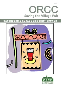 Saving the Village Pub