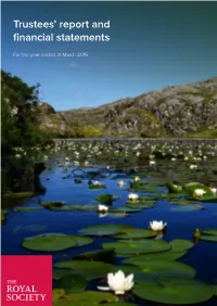 Trustees' Report and Financial Statements 2014-15