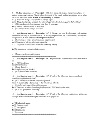 1. Mod De Punctare: A1 Punctajul: 10 CS a 20 Years Old Nursing Student Complains of Asthma on Surgical Rotation