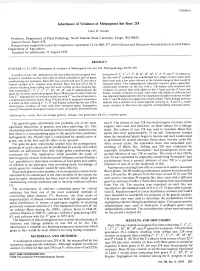 Inheritance of Virulence of Melampsora Lini Race 218