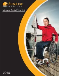 Manual Parts Price List