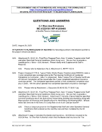 MC Questions and Answers Template