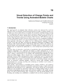 Visual Detection of Change Points and Trends Using Animated Bubble Charts
