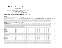 Election Summary Report