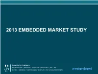 Embedded Market Study, 2013