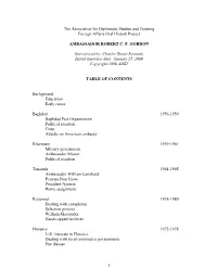 Gordon, Robert C. F