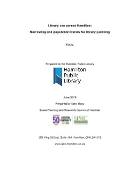 Library Usage and Demographics Study Report 2018