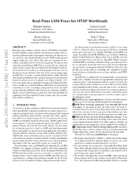 Real-Time LSM-Trees for HTAP Workloads