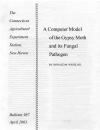 A Computer Model of the Gypsy Moth and Its Fungal Pathogen 5