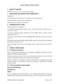 New Zealand Data Sheet