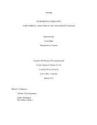 Thesis Networking Narrative: a Rhetorical Analysis Of