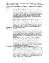 Analytical Method for 2,4-DP-P, 2,4-D, 2,4-DB, MCPA, MCPB, Mecoprop-P and Their 2- Ehs in Soil