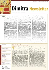 Dimitra Newsletter No 7, 2002