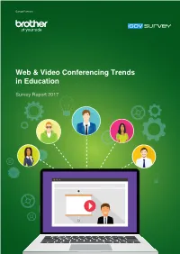 Web and Video Conferencing Trends in Education 2017