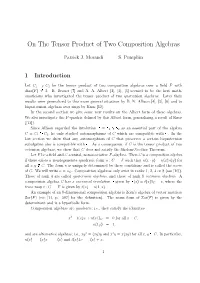 On the Tensor Product of Two Composition Algebras