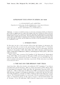 Publ. Astron. Obs. Belgrade No. 100 (2021), 203 - 210 Progress Report