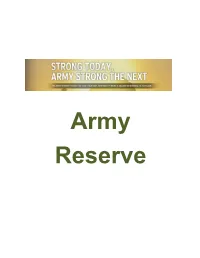 Army Reserve