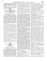 CONGRESSIONAL RECORD— Extensions Of