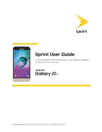 Samsung Galaxy J3 (2016) User Guide